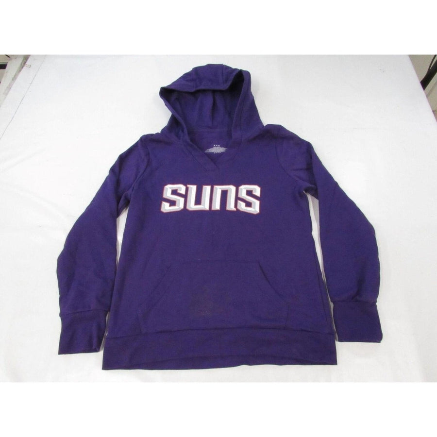 Phoenix Suns Womens Size M Medium Purple V-Neck Hoodie Image 1