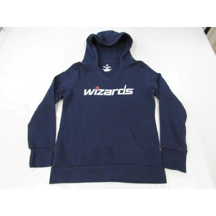 Washington Wizards Womens Size S Small Navy Blue V-Neck Hoodie Image 1