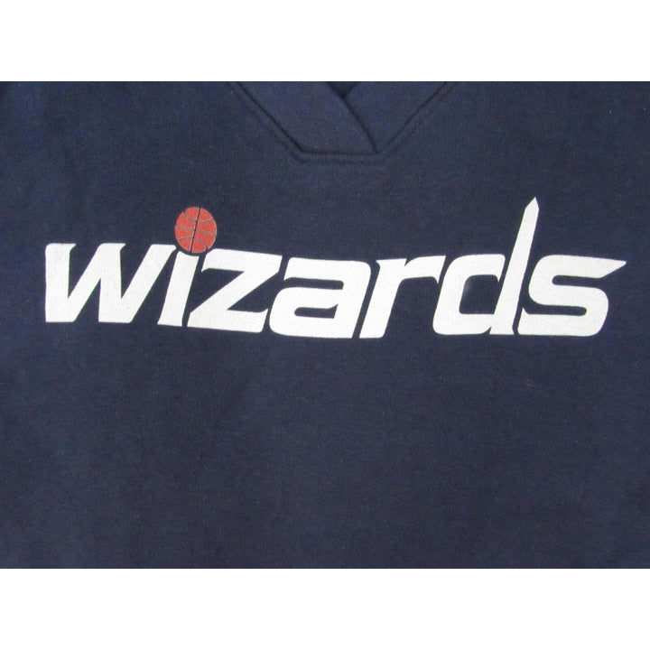 Washington Wizards Womens Size S Small Navy Blue V-Neck Hoodie Image 3