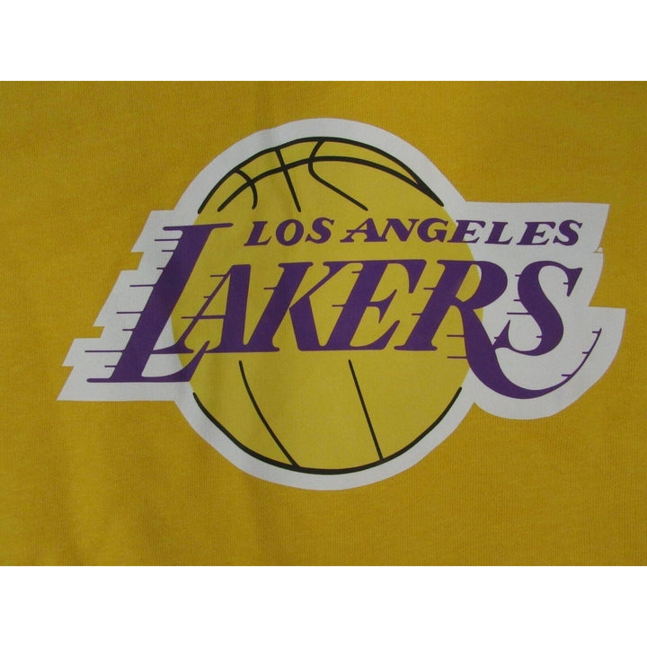 Los Angeles Lakers Youth Size XL XLarge Yellow Hoodie Image 3