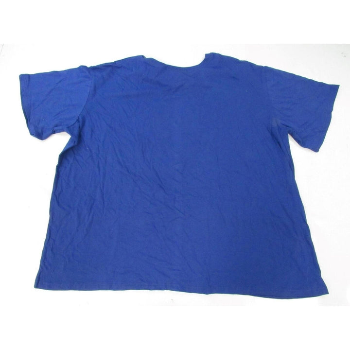 York Mets Womens Size 4XL 4XLarge Blue Shirt Image 2