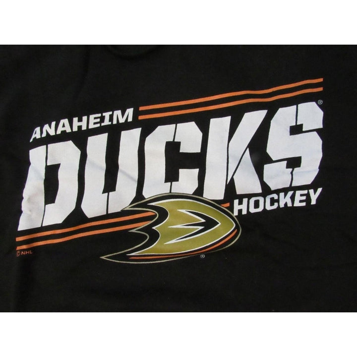 Anaheim Ducks Hockey Mens Size 6XL 6XLarge Black Hoodie Image 3