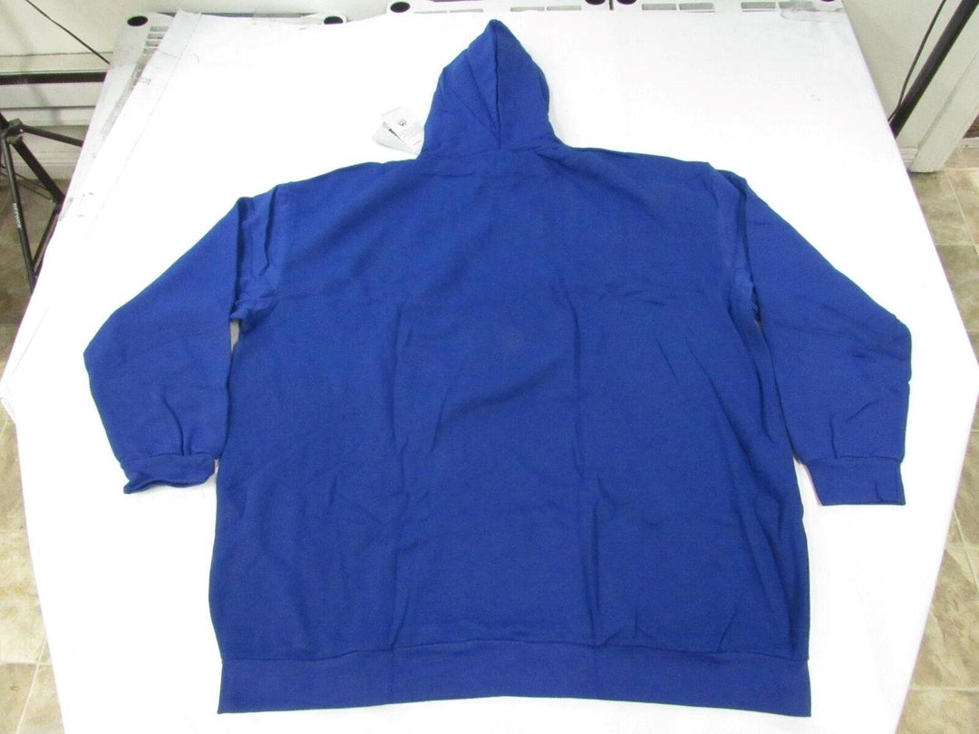 York Rangers Hockey Mens Size 4XLT 4XLarge-Tall Royal Blue Hoodie Image 2