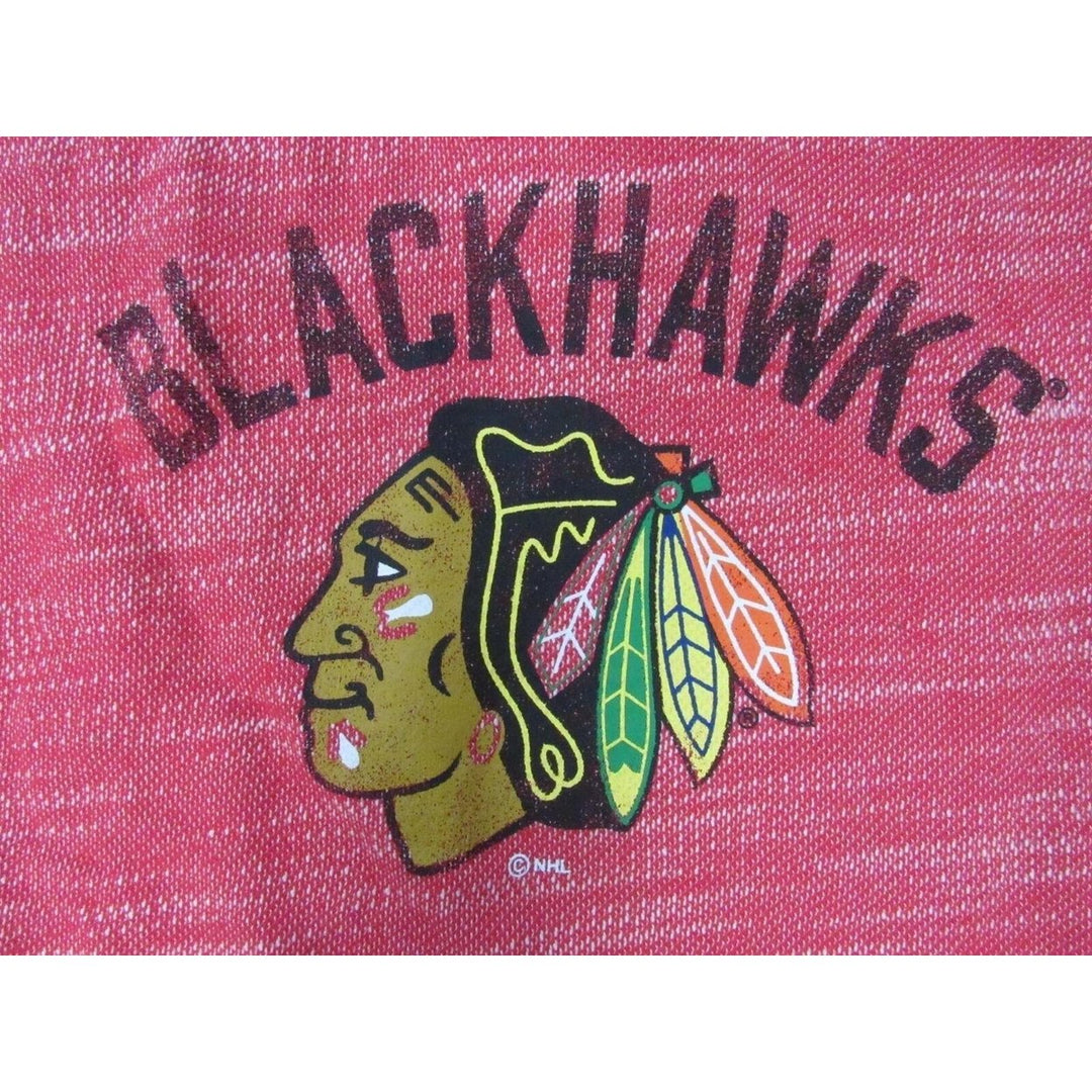 Chicago Blackhawks Womens Size 2XL 2XLarge Red Hoodie Image 3