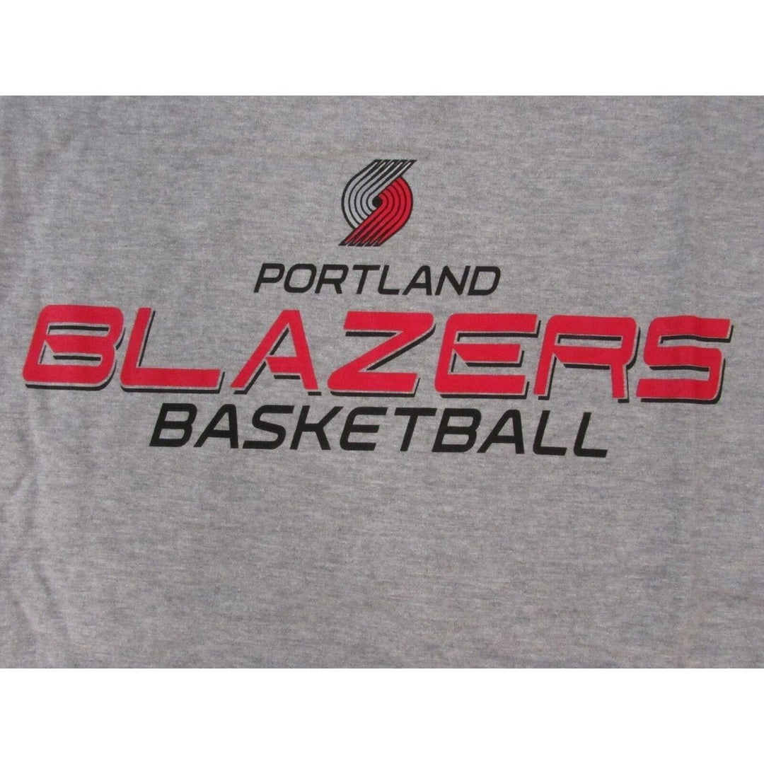 Portland Trail Blazers Mens Size 5XL 5XLarge Gray Majestic Shirt Image 3