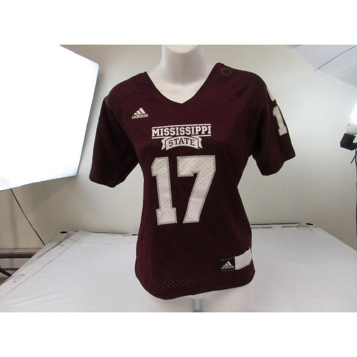 Mississippi State Bulldogs 17 WomensSize S Maroon Adidas Replica Jersey 55 Image 1