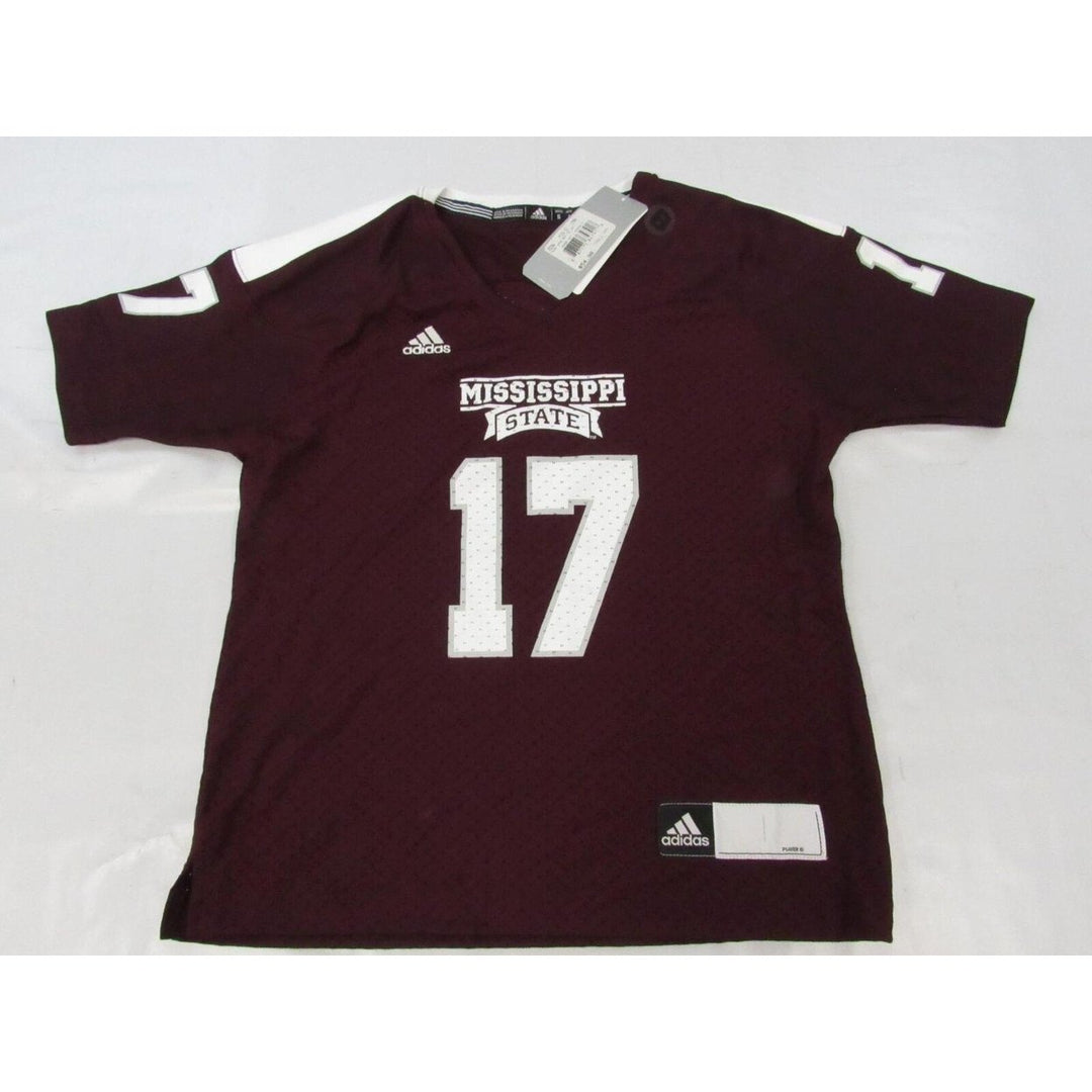 Mississippi State Bulldogs 17 WomensSize S Maroon Adidas Replica Jersey 55 Image 2