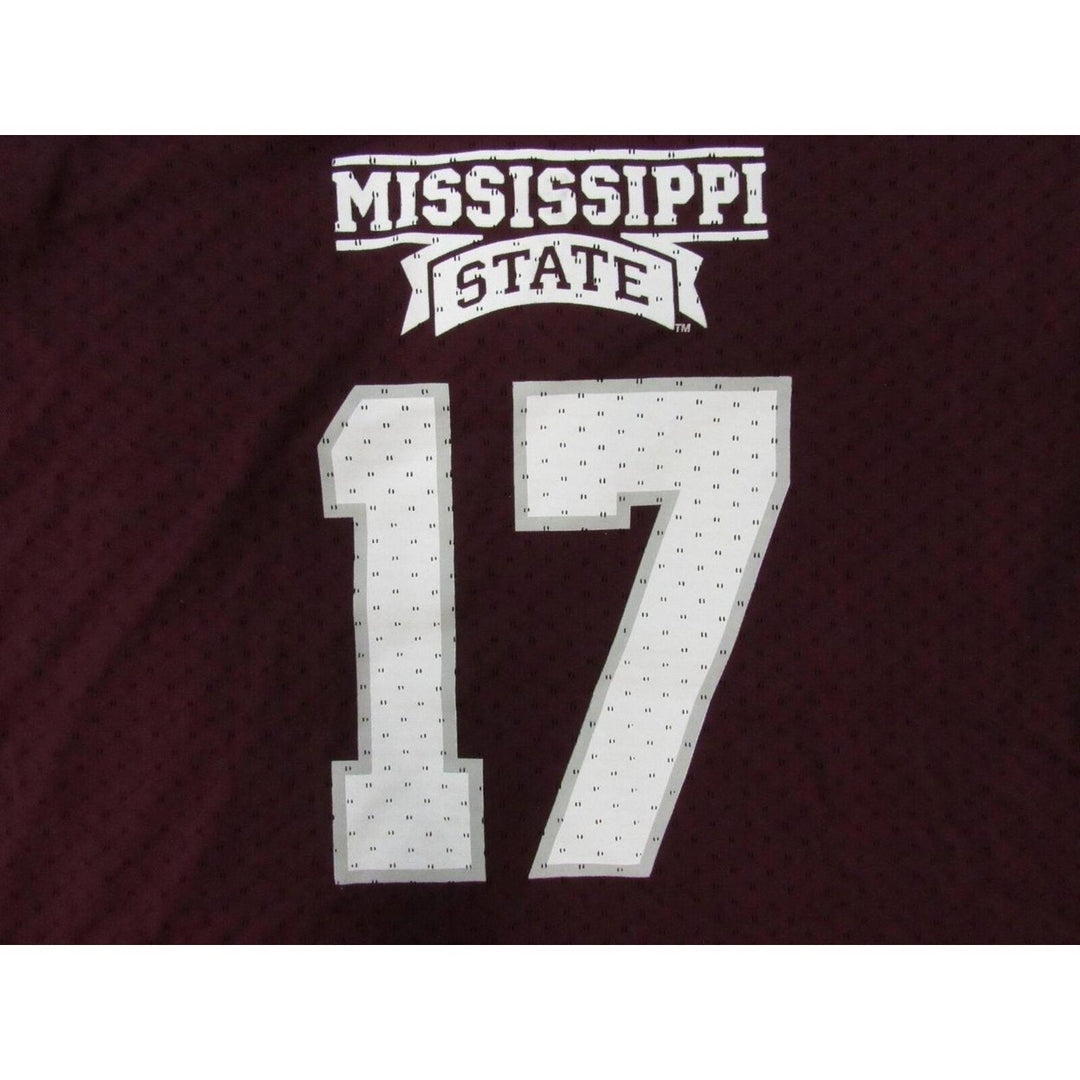 Mississippi State Bulldogs 17 WomensSize S Maroon Adidas Replica Jersey 55 Image 4