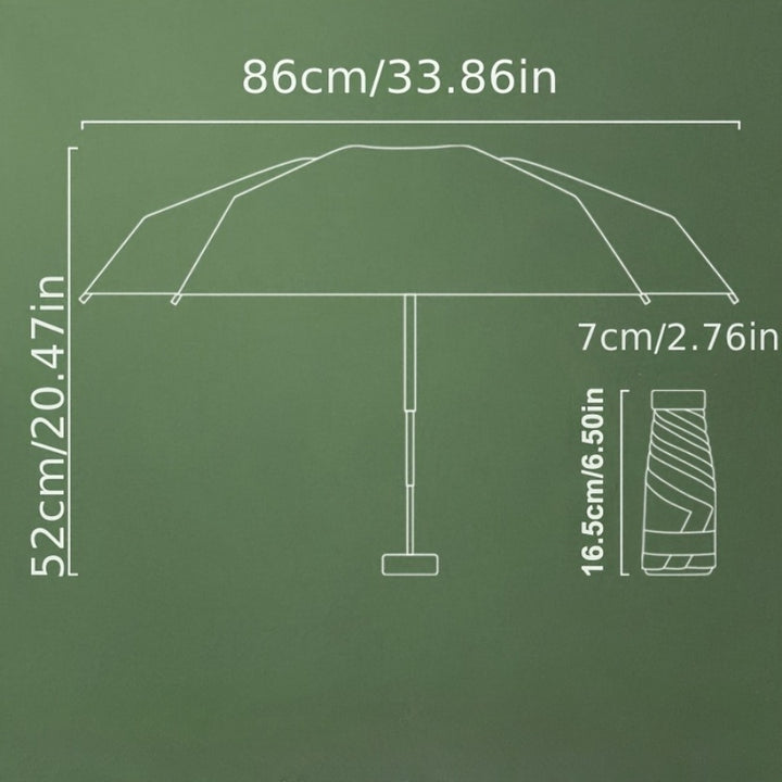 Folding Umbrella UV Protection Umbrella Double Layer Coating Umbrellas Image 2