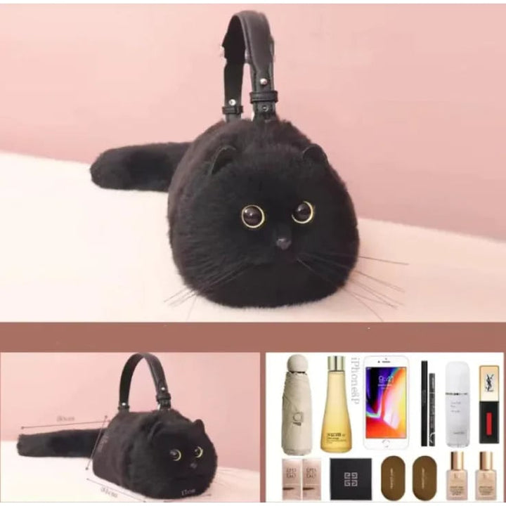 Feline Charm Handbag Image 7