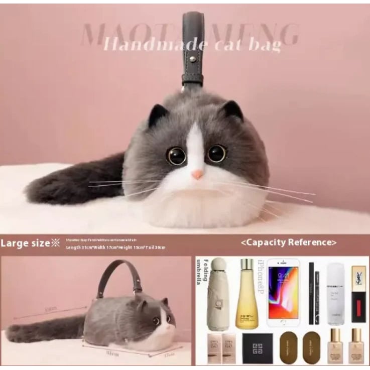 Feline Charm Handbag Image 9