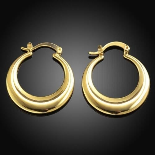 925 Sterling Silver Elegant Round Hoop Earrings Image 7