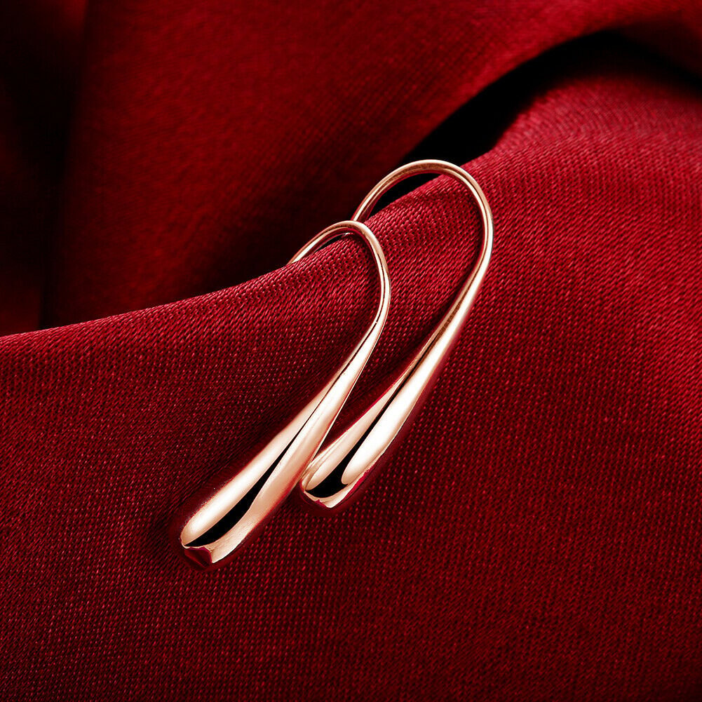 925 Sterling Silver Teardrop Earrings Image 8