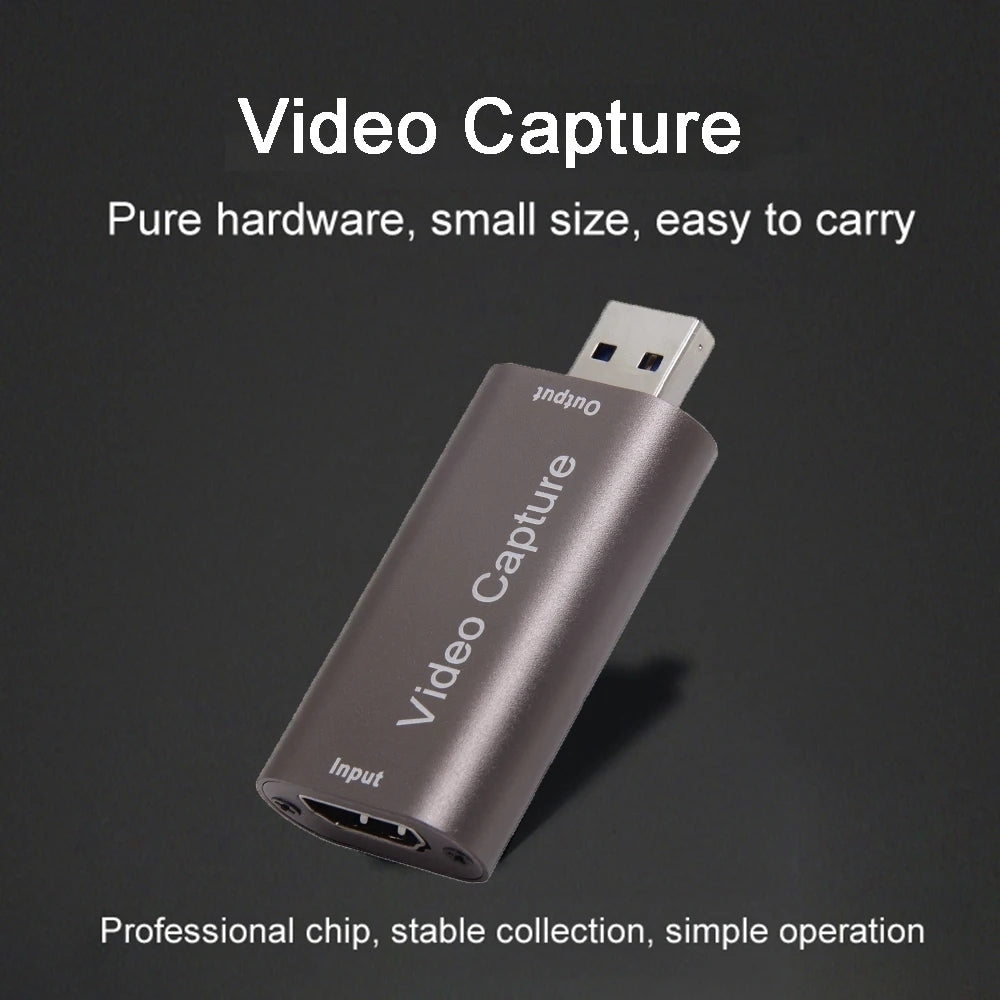 ACEHE 4K HDMI Video Capture Card 1080p USB 2.0 3.0 Live Streaming Device Image 2