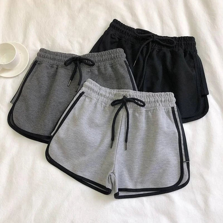 Summer High-Waisted Elastic Loose Sports And Casual Running Shorts For Women Image 4