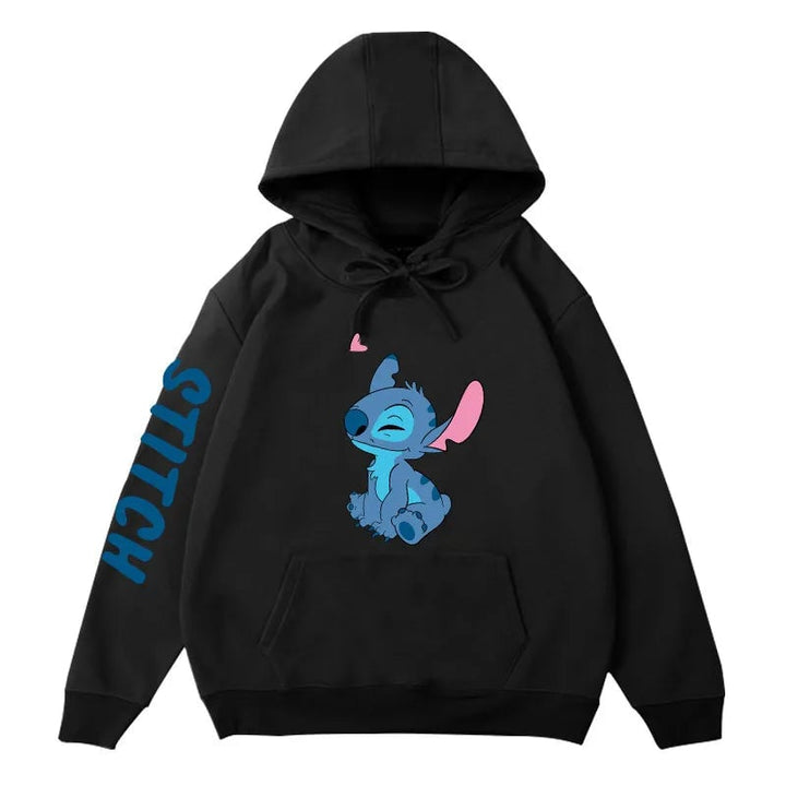 Disney Winter Couples Hoodie Stitch Sweater Loose Jacket Clothes Womens Tops Image 4