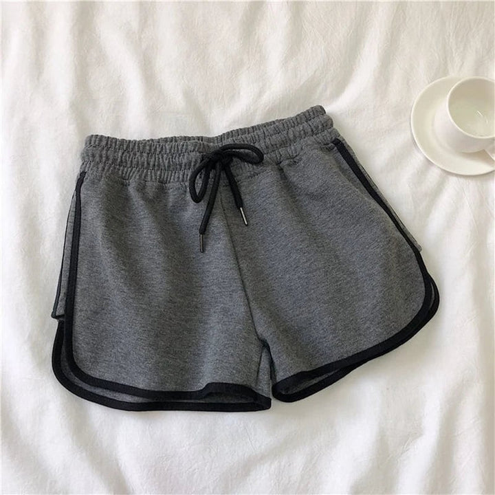 Summer High-Waisted Elastic Loose Sports And Casual Running Shorts For Women Image 7