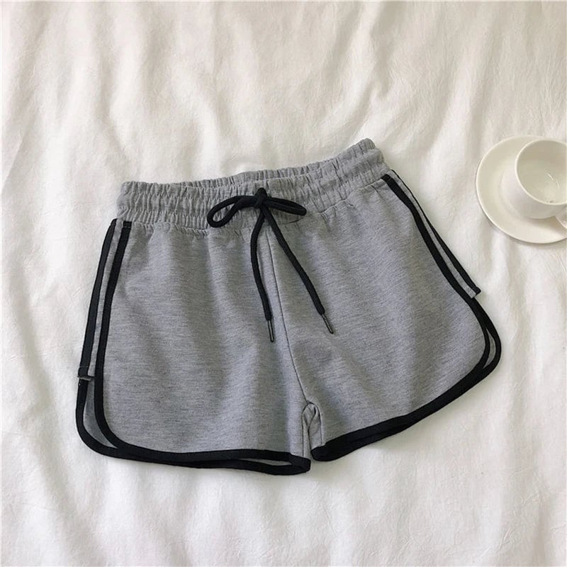 Summer High-Waisted Elastic Loose Sports And Casual Running Shorts For Women Image 8