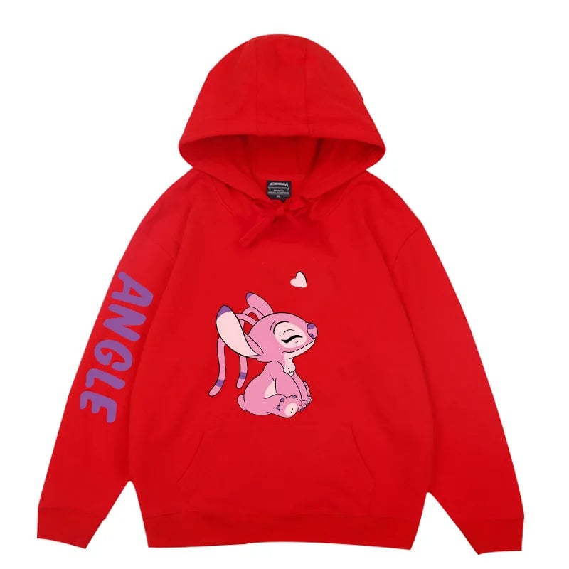 Disney Winter Couples Hoodie Stitch Sweater Loose Jacket Clothes Womens Tops Image 11