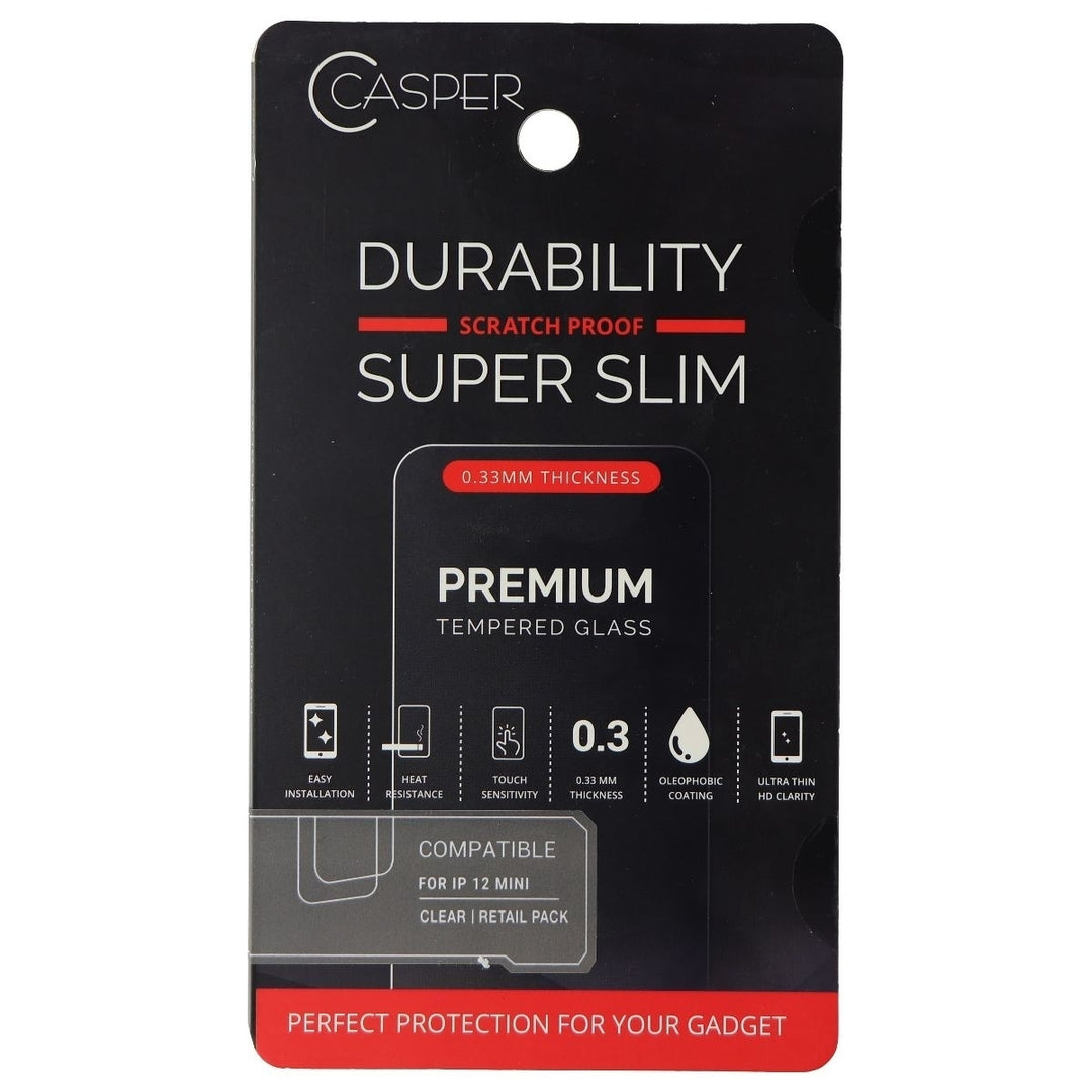 Casper Premium Tempered Glass Clear iPhone 12 Mini Image 1