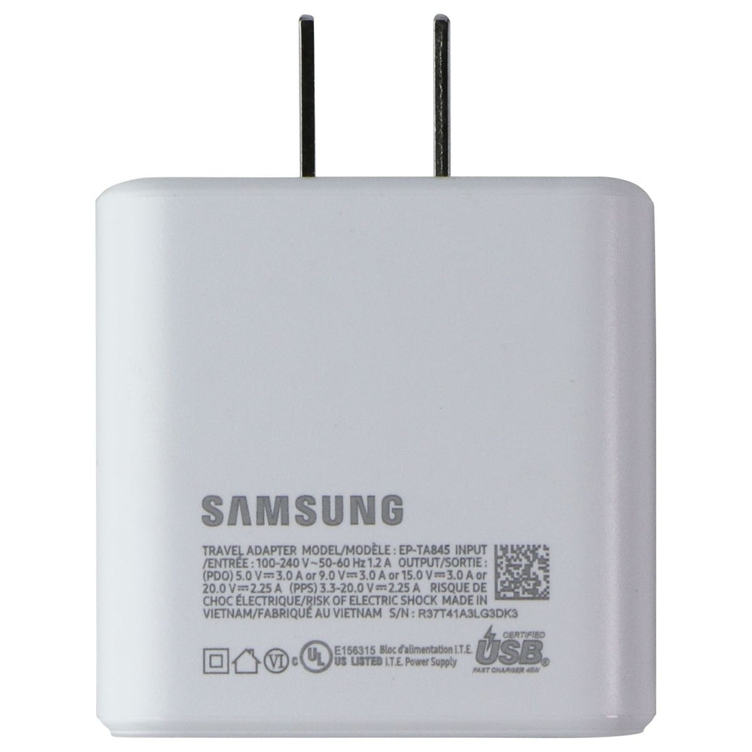 Samsung - Super Fast Charging 45W USB Type-C Wall Charger - White( EP-TA845) Image 3