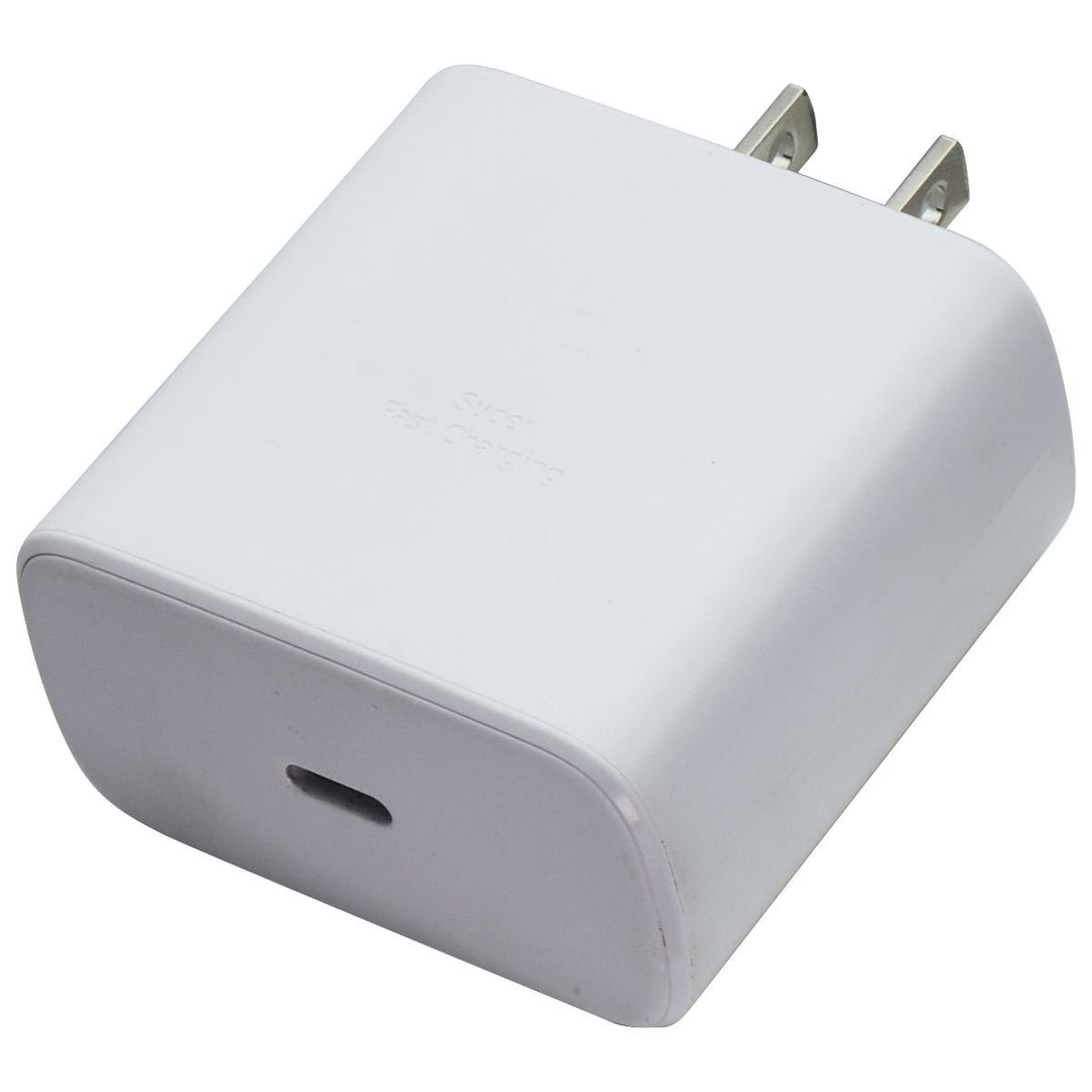 Samsung (USB-C) 5V/3A Super Fast Wall Charger Travel Adapter (EP-TA845) - White Image 1