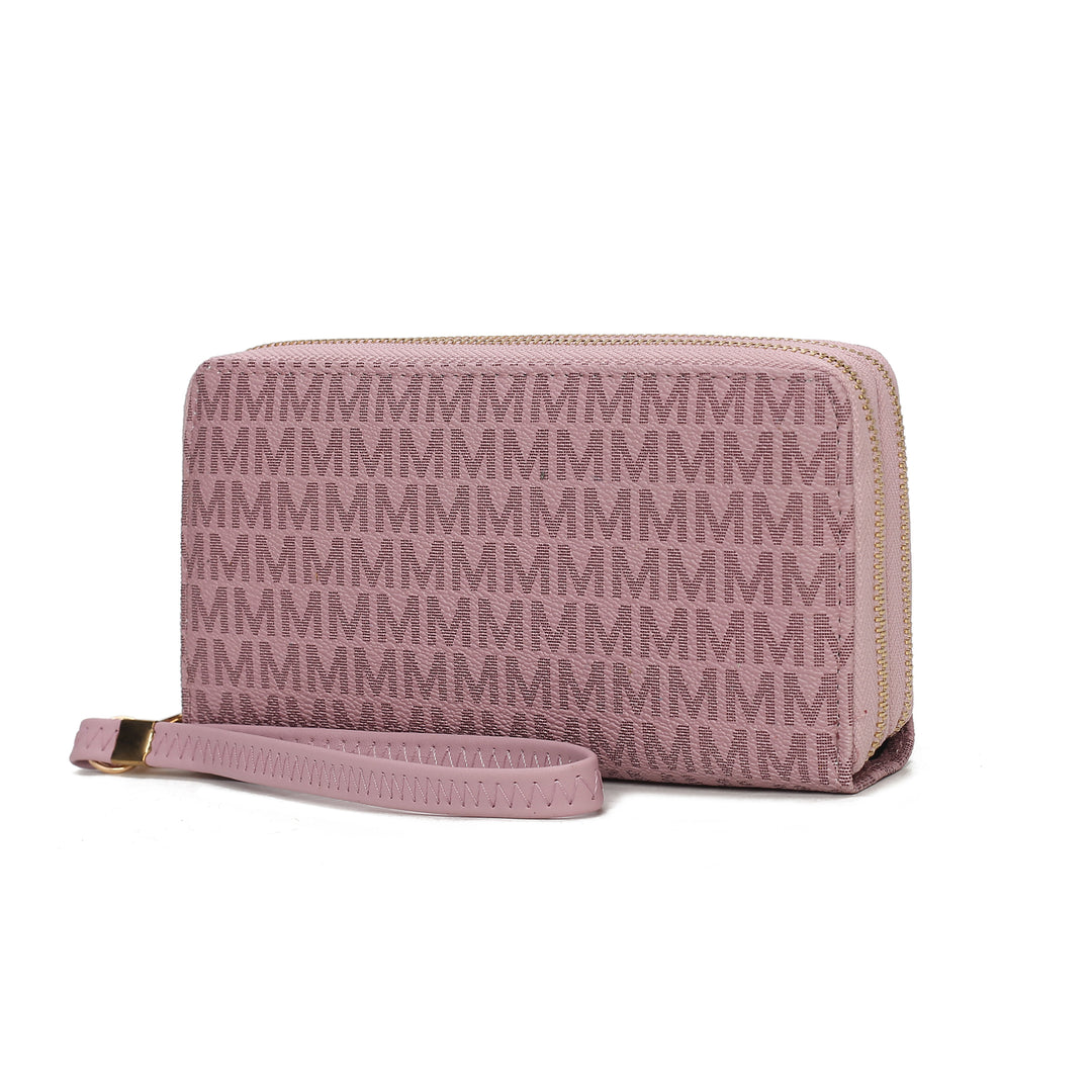 MKF Collection Noemy Handbag Multi-Compartments M Signature Wristlet -Wallet by Mia K. Image 9