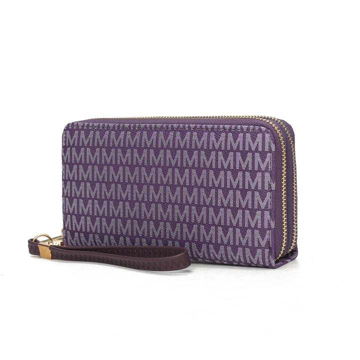 MKF Collection Noemy Handbag Multi-Compartments M Signature Wristlet -Wallet by Mia K. Image 10