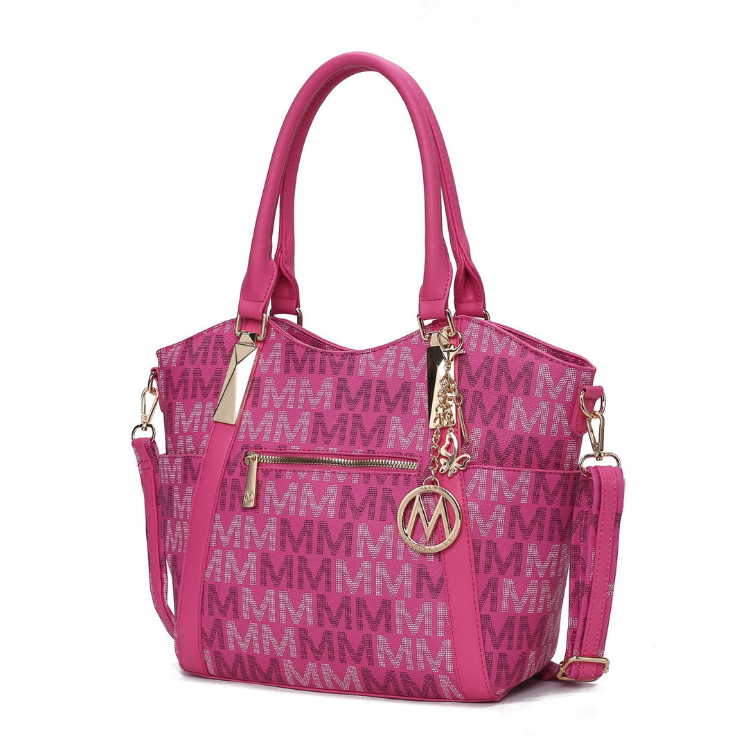 MKF Collection Jeneece Multi-Functional Shoulder Bag Signature Tote Handbag by Mia K Image 1