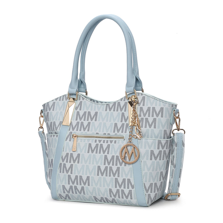 MKF Collection Jeneece Multi-Functional Shoulder Bag Signature Tote Handbag by Mia K Image 10