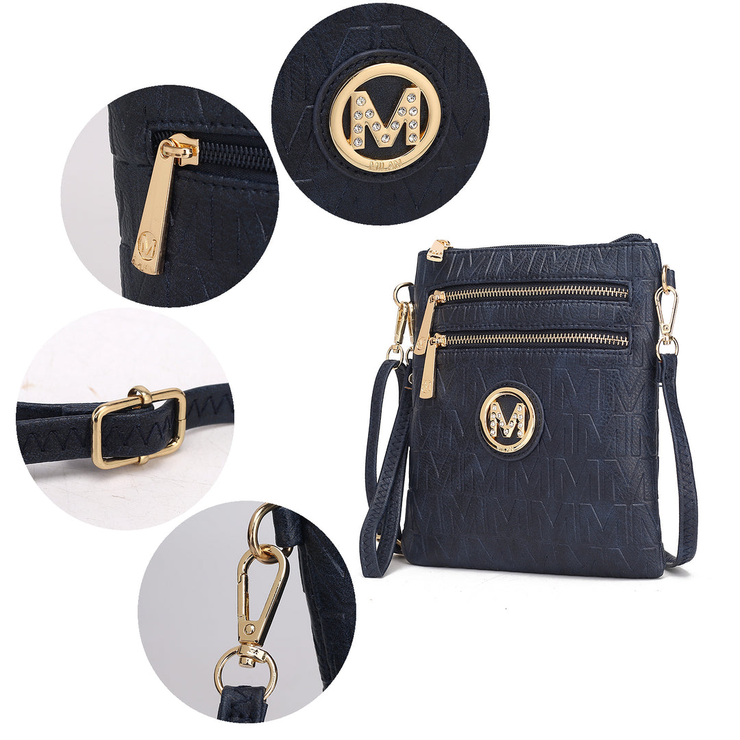 MKF Collection Scarlett Crossbody Multi Functional Shoulder Bag Handbag by Mia K Image 4