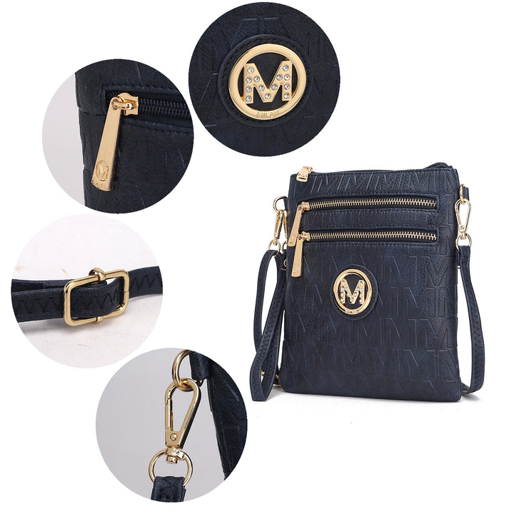 MKF Collection Scarlett Crossbody Multi Functional Shoulder Bag Handbag by Mia K Image 4