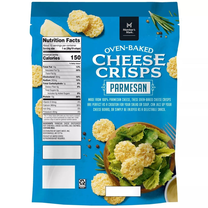 Members Mark Oven-Baked Parmesan Crisps (9.5 Ounce) Image 2