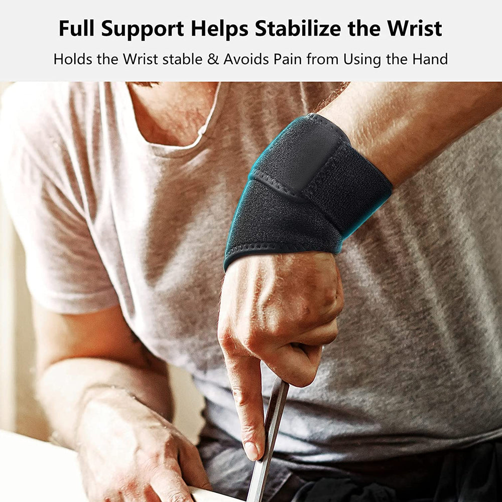 GOMOREON Adjustable Wrist Brace Support Splint Carpal Tunnel Arthritis Neoprene Image 10