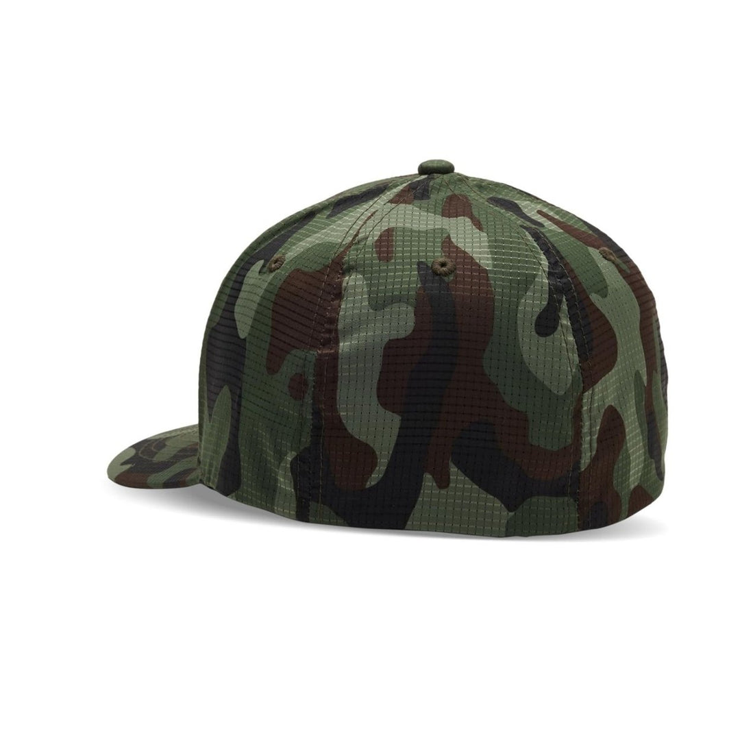 Fox Racing Mens Camo Flexfit Cap Green Tech GRN CAM Size Adjustable Fit Image 4