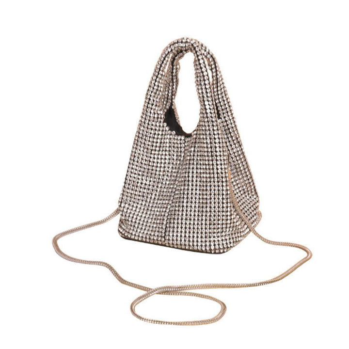 Womens Cross Body Portable Chain Gas Evening Bag Image 6