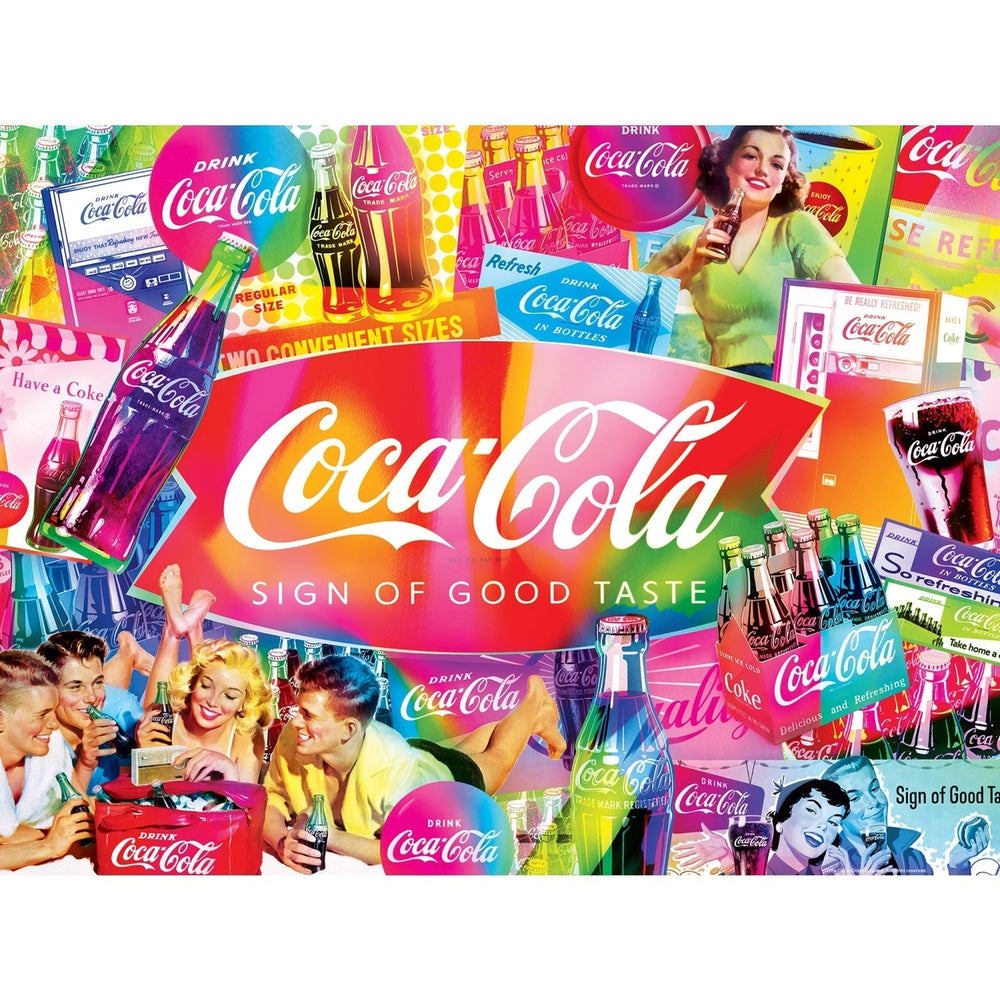 Coca-Cola - Sign of Good Taste 300 Piece EZ Grip Jigsaw Puzzle Image 2