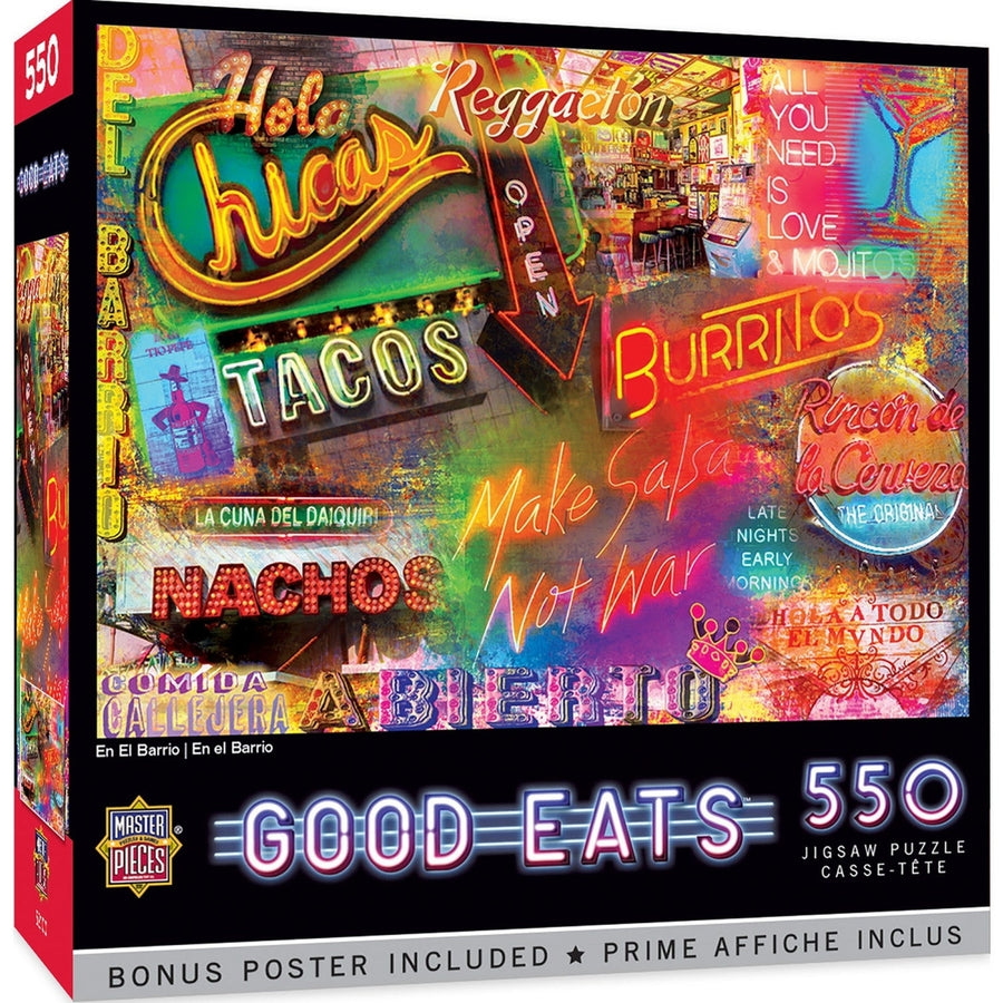 Good Eats - En El Barrio 550 Piece Jigsaw Puzzle Image 1