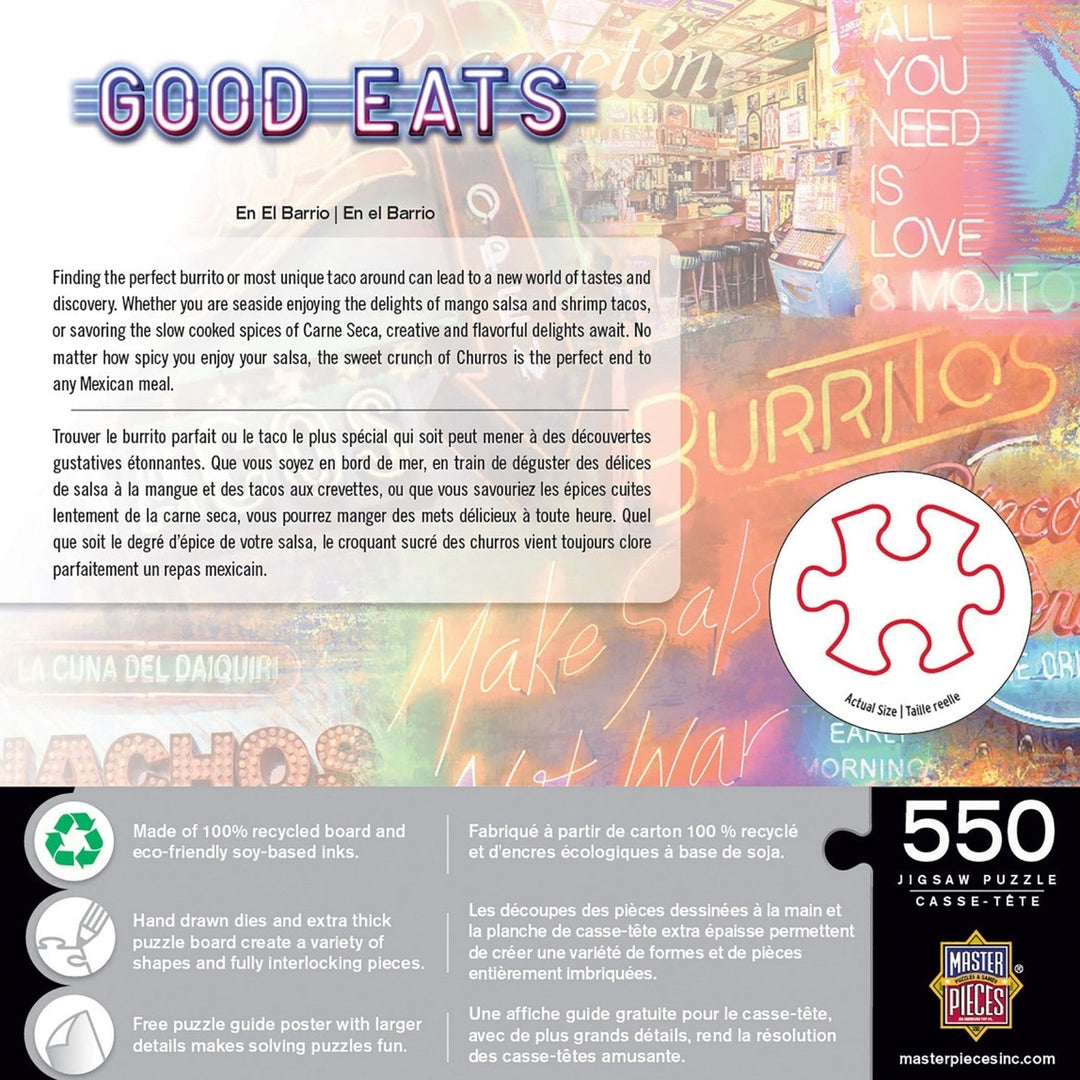 Good Eats - En El Barrio 550 Piece Jigsaw Puzzle Image 3