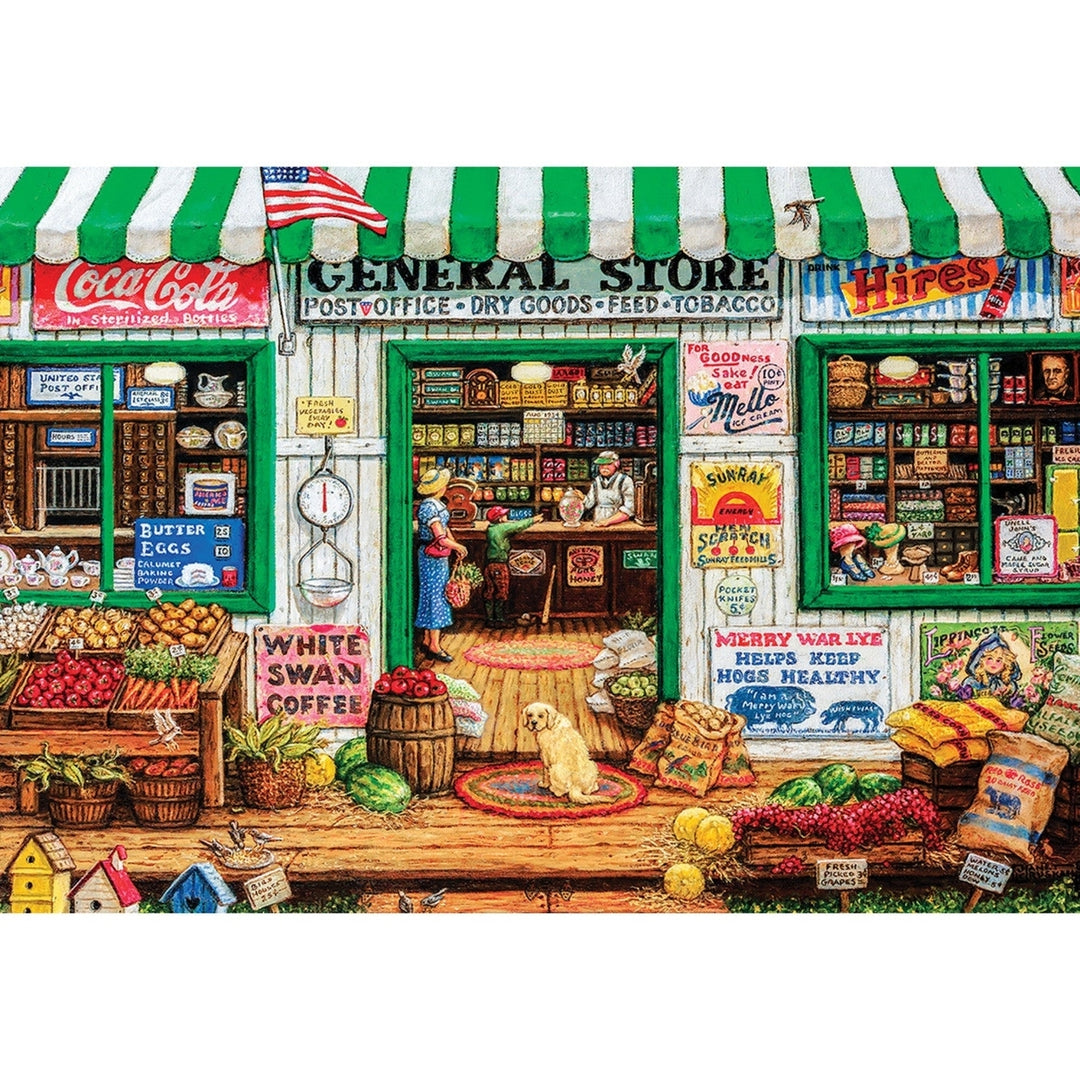 MasterPieces EZ Grip 1000 Piece Jigsaw Puzzle General Store Size 34x23.5 inch Image 2