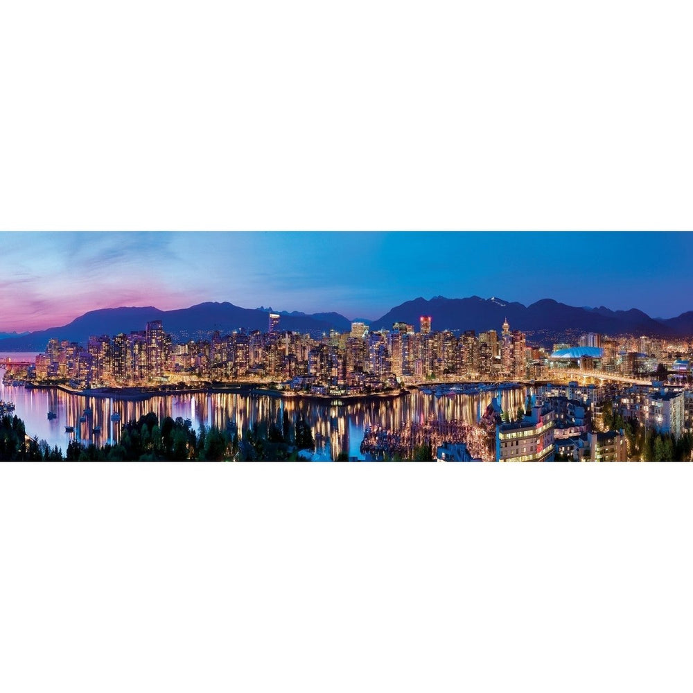 American Vista Vancouver 1000 Piece Panoramic Jigsaw Puzzle Urban Landscape Image 2