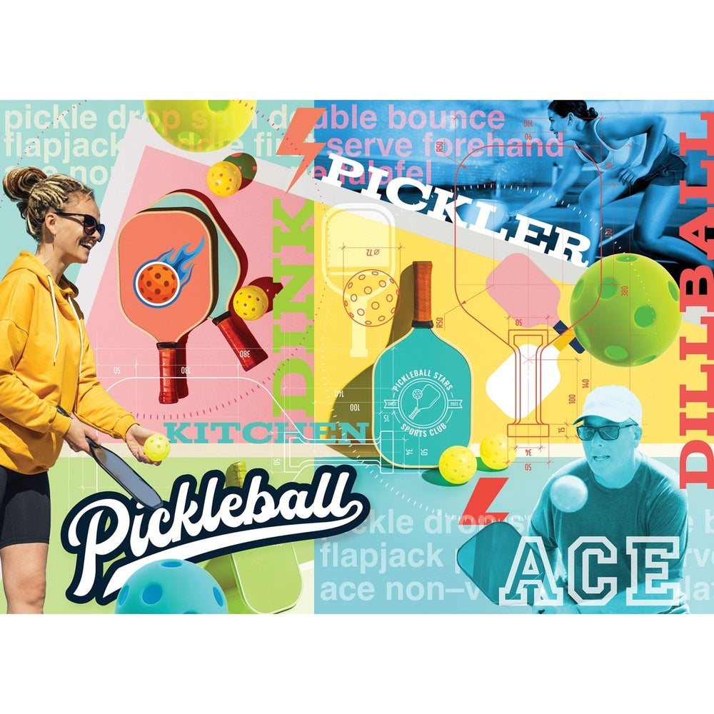 Pickleball 1000 Piece Jigsaw Puzzle fine Engaging Family Activity Image 2