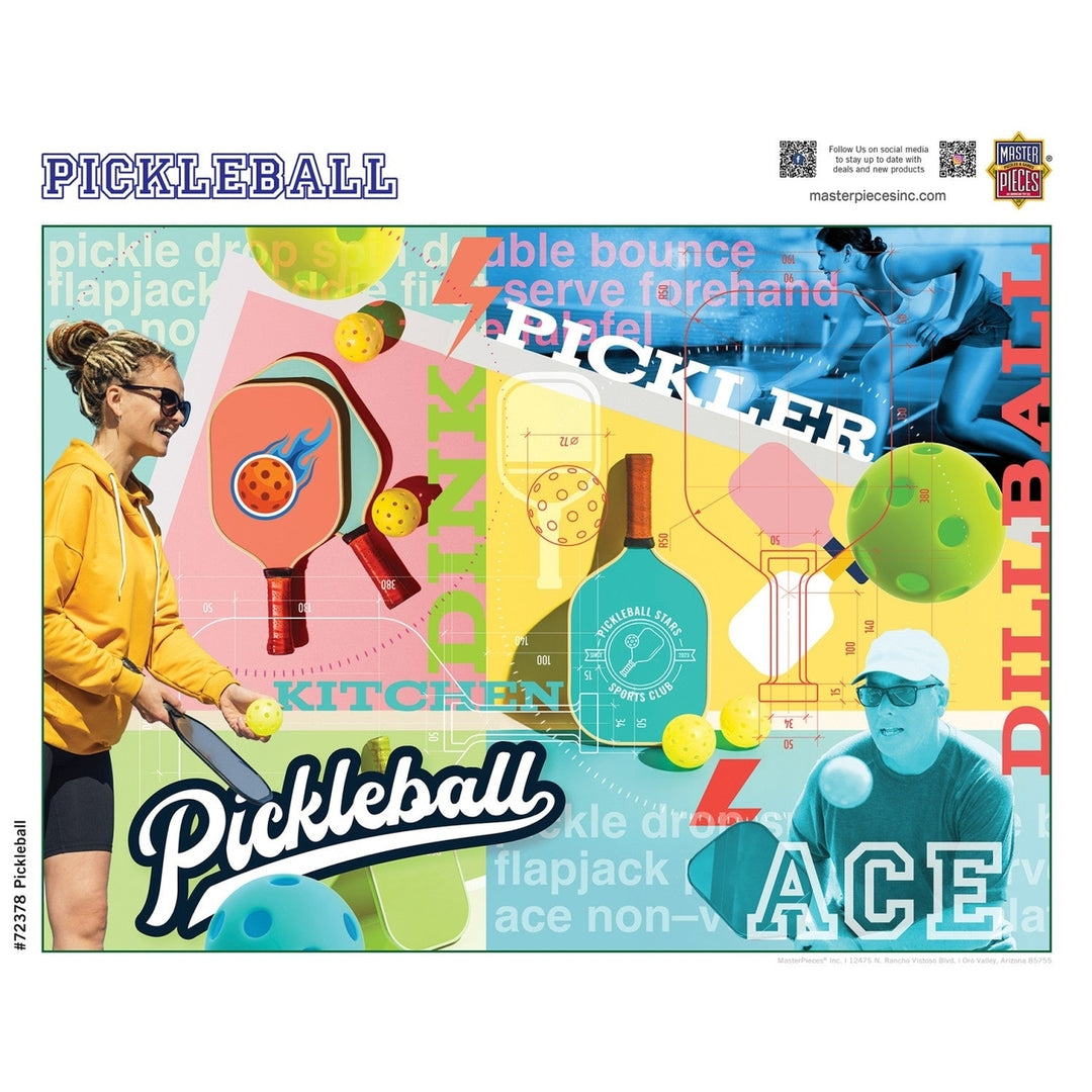 Pickleball 1000 Piece Jigsaw Puzzle fine Engaging Family Activity Image 4