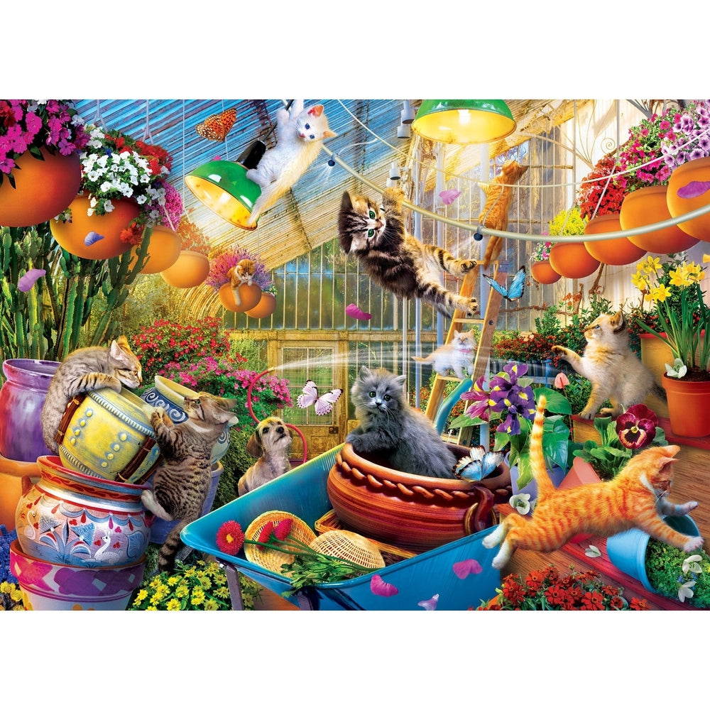 Seek and Find - Greenhouse Gone Wild 1000 Piece Jigsaw Puzzle Image 2