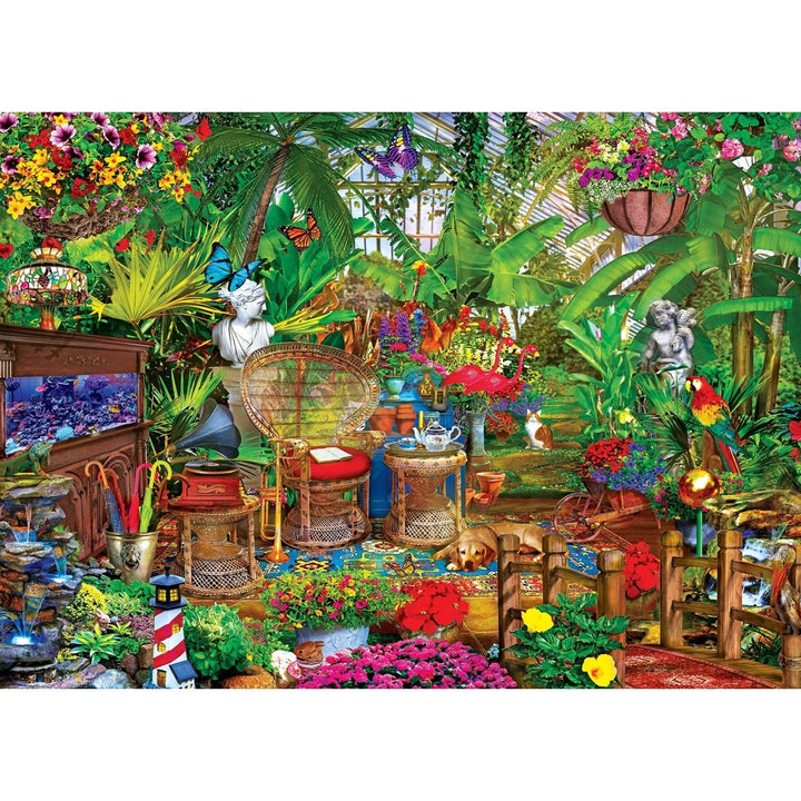 MasterPieces 1000 Piece Seek and Find Garden Hideaway Jigsaw Puzzle 19.25x26.75 Image 2