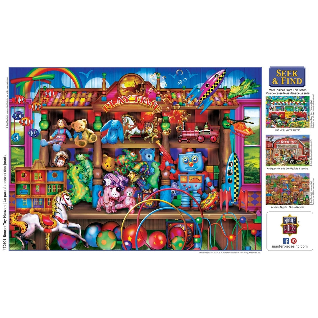 MasterPieces 1000 Piece Jigsaw Puzzle Seek and Find Toy Store Hidden Objects 19.25x26.75 Image 4