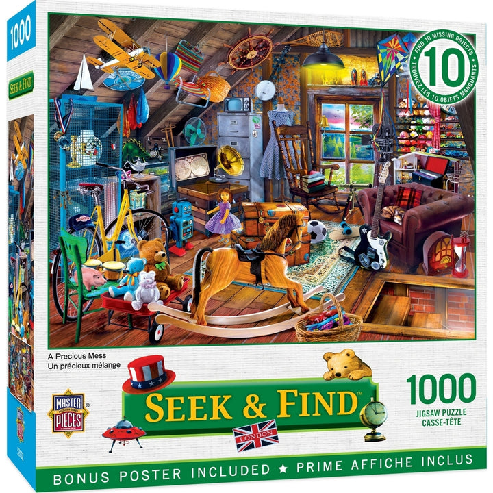 Seek and Find - A Precious Mess 1000 Piece Jigsaw Puzzle Image 1