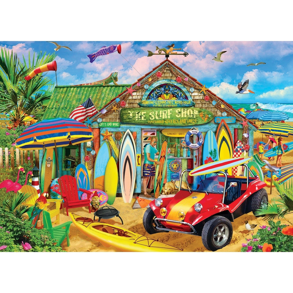 Seek and Find - Beach Time Fun 1000 Piece Jigsaw Puzzle Image 2