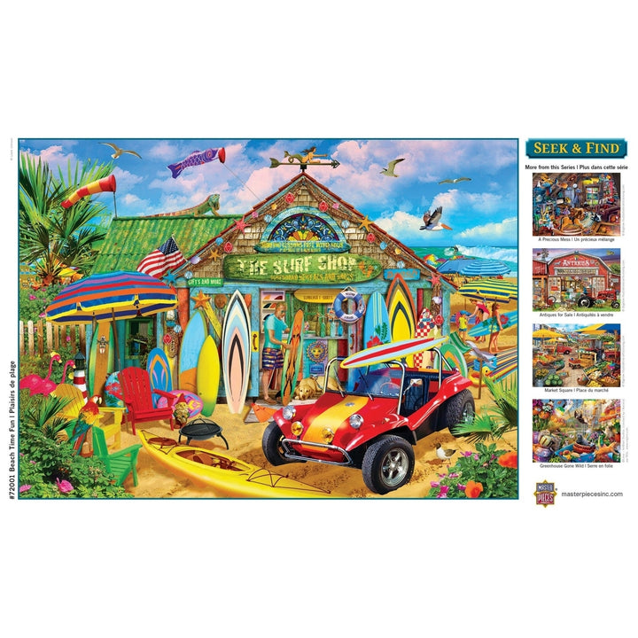 Seek and Find - Beach Time Fun 1000 Piece Jigsaw Puzzle Image 4