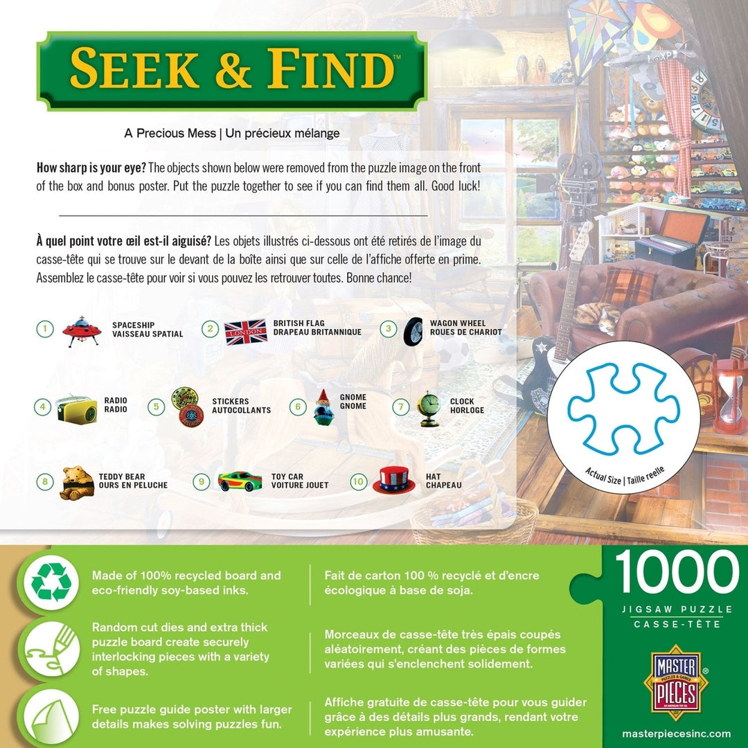 Seek and Find - A Precious Mess 1000 Piece Jigsaw Puzzle Image 3